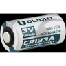 Литиевая батарея OLIGHT CR123А 3.0V. 1600 mAh
