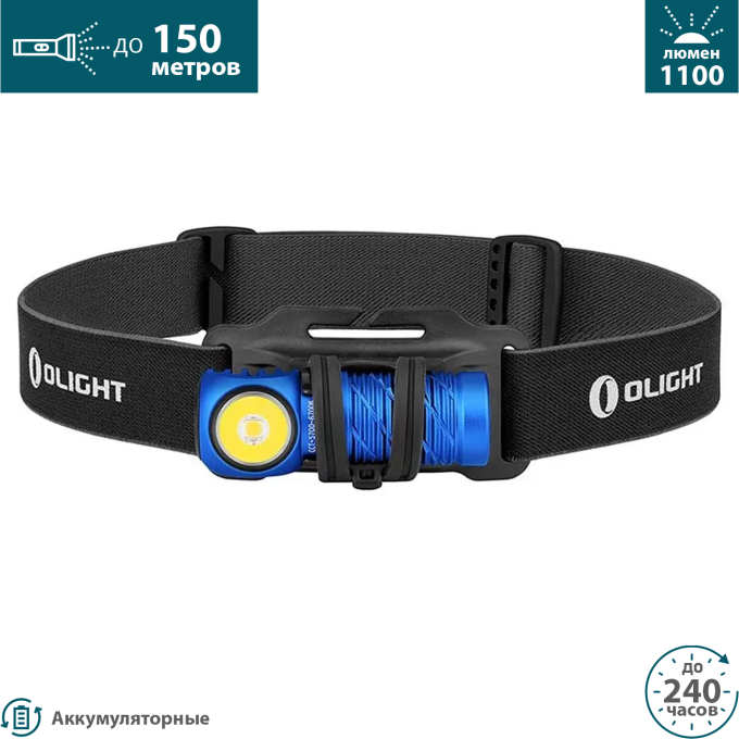 Налобный фонарь Olight Perun 2 Mini Blue CW