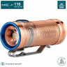 Фонарь OLIGHT S MINI CU ROSE GOLD МЕДЬ